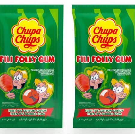 Chupa Chups Cotton Bubble Gum 11g Watermelon flavor pack