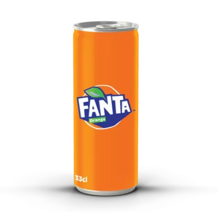 Fanta Orange Flavored Soft Drink 33cl Can