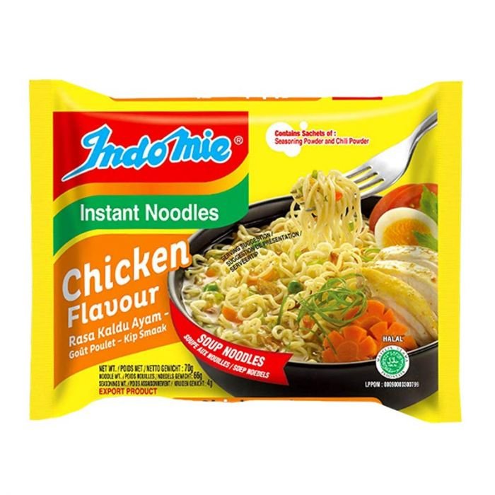 Indomie Instant Noodles Chicken Flavor 70g pack