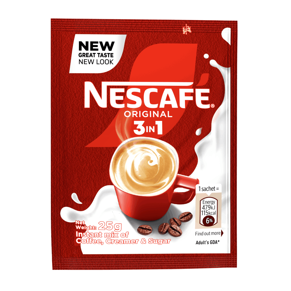 Nescafé 3in1 Instant Coffee Sachet 25g